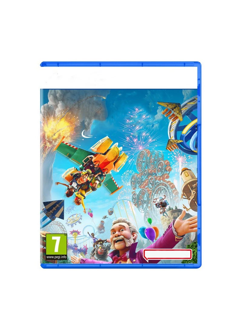 Theme Park Simulation Game Disc for Console with Creative Building and Management Gameplay